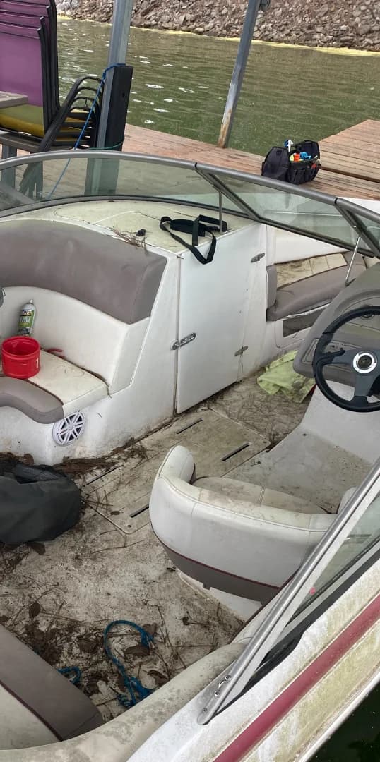 Interior detail — before